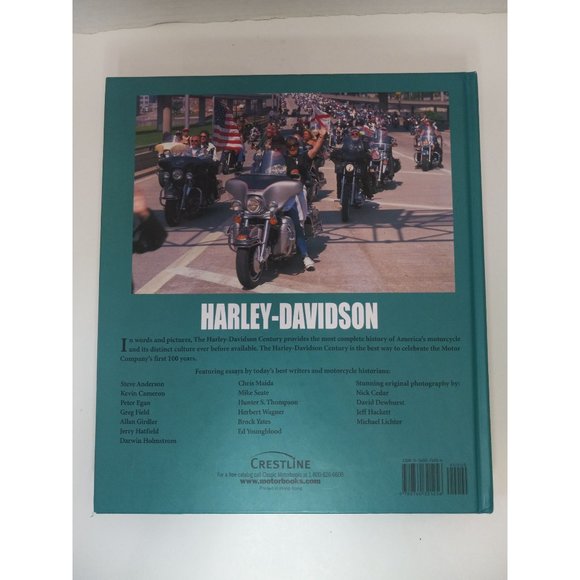 Harley-Davidson 100 Years 2004 Hardcover Table Collector Reading Motorcycle Book - Picture 2 of 4